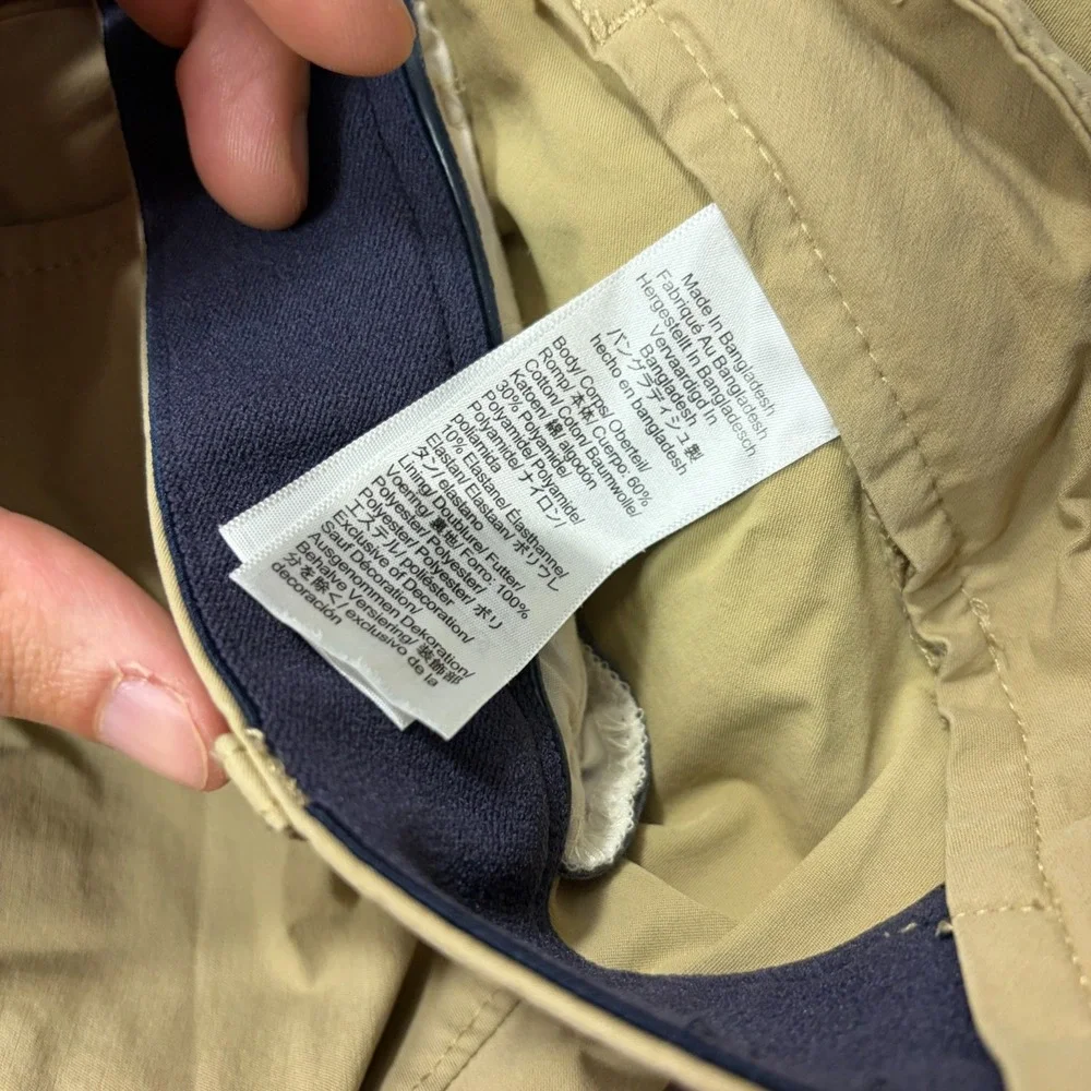 J Crew Tech Pants Mens 31x30 Stretch Active Performance Tan Brown